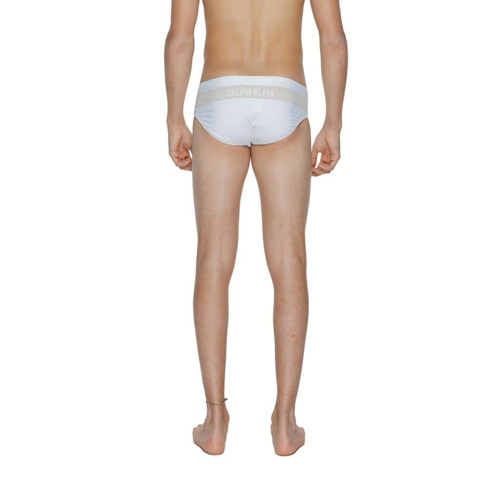 Calvin Klein White Polyamide Swimwear Briefs