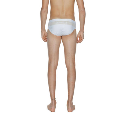 Calvin Klein White Polyamide Swimwear Briefs