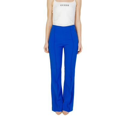 Only Blue Recycled Polyester Bootcut Pants