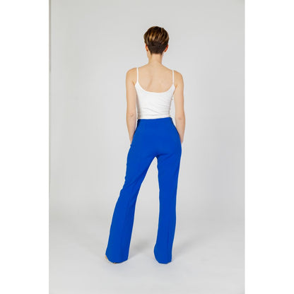 Only Blue Recycled Polyester Bootcut Pants