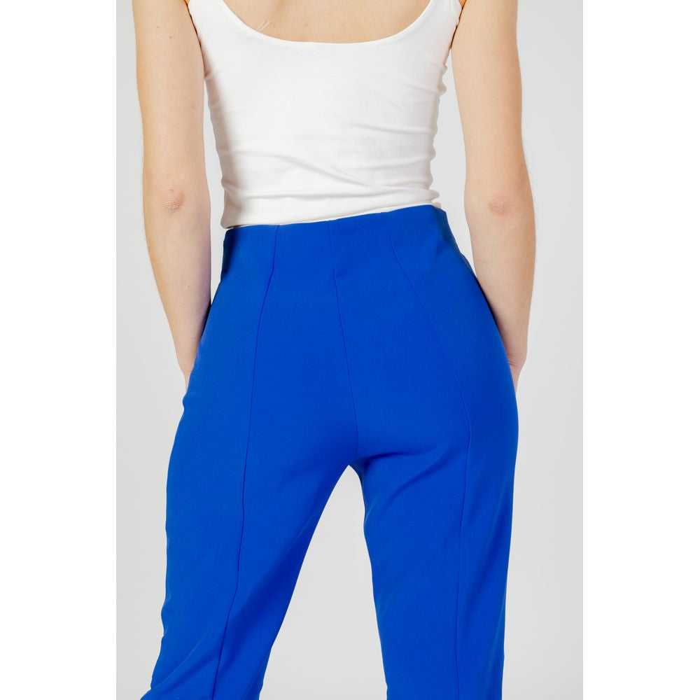 Only Blue Recycled Polyester Bootcut Pants
