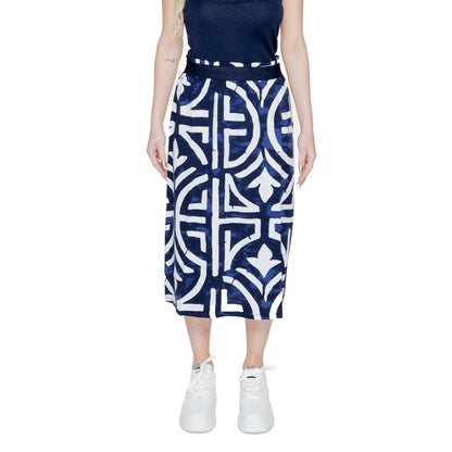 Street One Blue Viscose Long