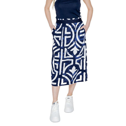 Street One Blue Viscose Long