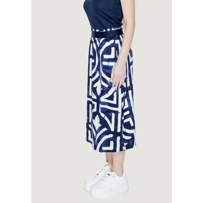 Street One Blue Viscose Long