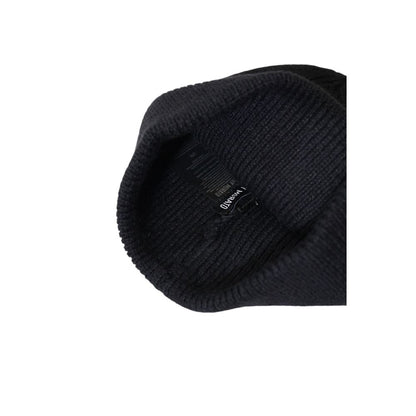 Hat by Antony Morato for men in polyamide wool black showcases a refined silhouette, artfully capturing the essence of the refined Polyamide Wool Hat design for a sophisticated look.