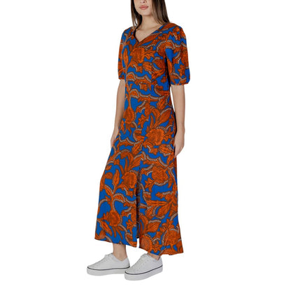 B.Young Women's Lightweight Viscose Dress - Blue