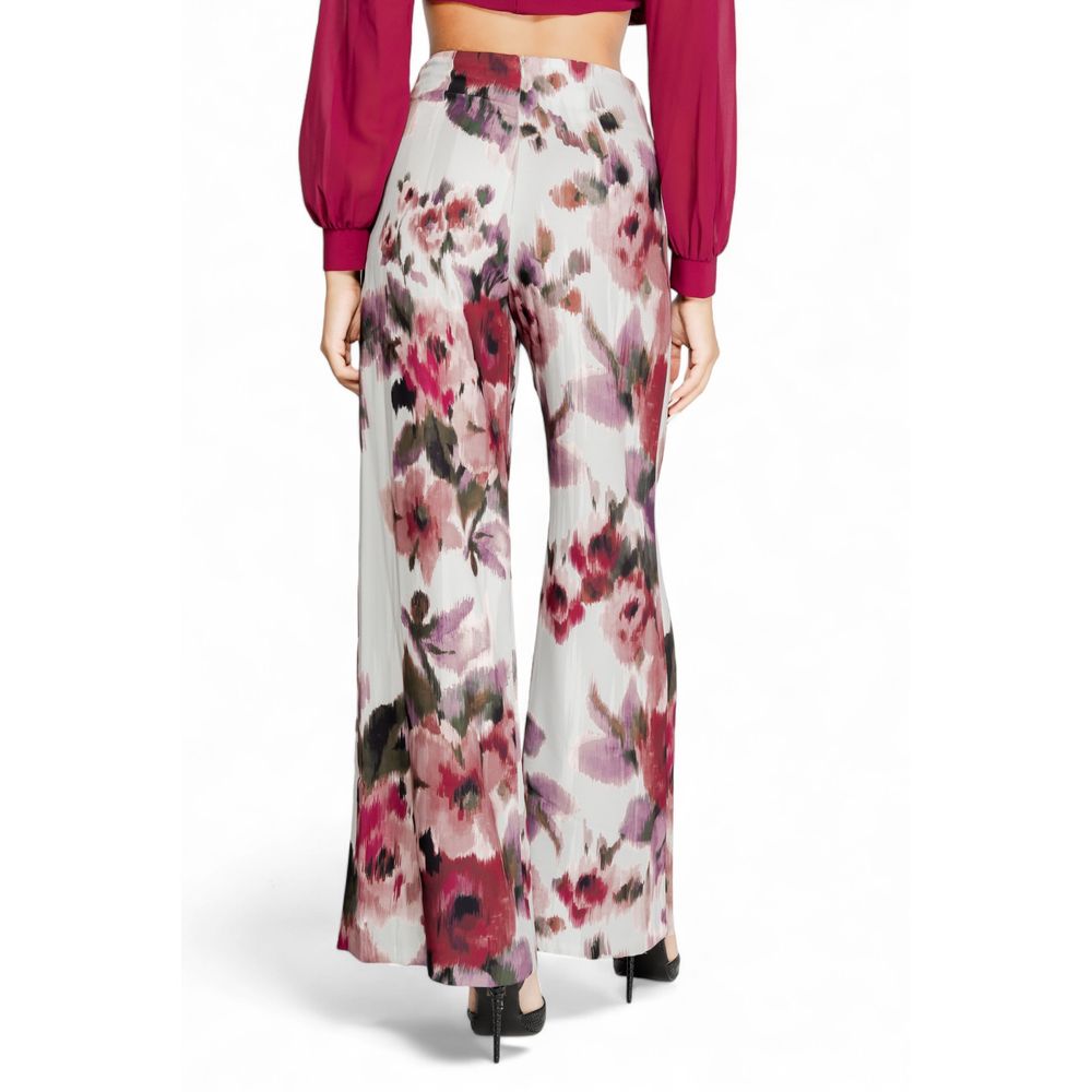 Pants by Rinascimento for women in polyester bordeaux features an on trend silhouette with a and cut in an elegant long for a sophisticated look.