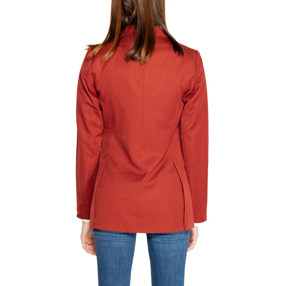 Vero Moda Red Polyester Blazer Jacket