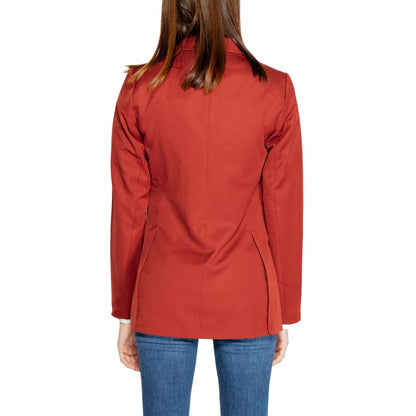 Vero Moda Red Polyester Blazer Jacket