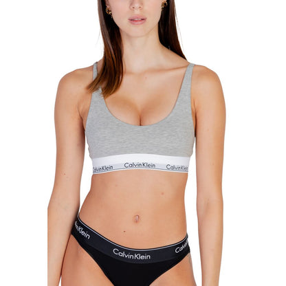 Calvin Klein Underwear Gray Cotton Underwear Bralette