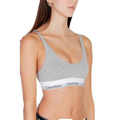Calvin Klein Underwear Gray Cotton Underwear Bralette