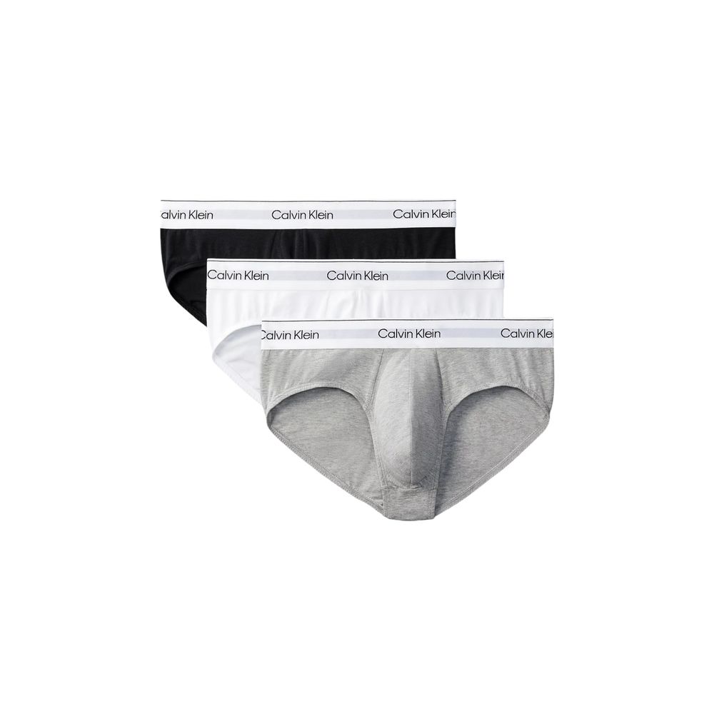 Underwear Briefs by Calvin Klein Underwear for men in stretch cotton gray features a contoured Men's Stretch Cotton Briefs design with a contoured finish.