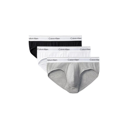 Underwear Briefs by Calvin Klein Underwear for men in stretch cotton gray features a contoured Men's Stretch Cotton Briefs design with a contoured finish.