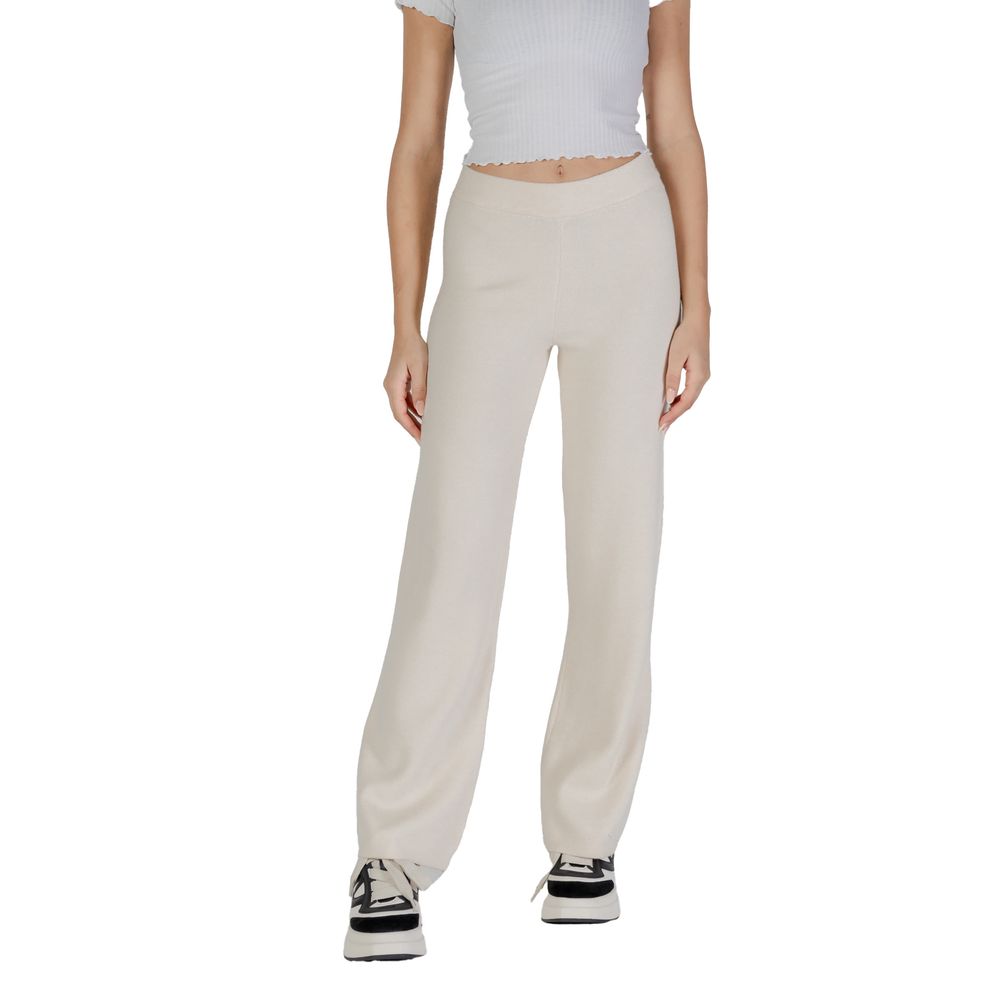 Vero Moda Cream Viscose Pants