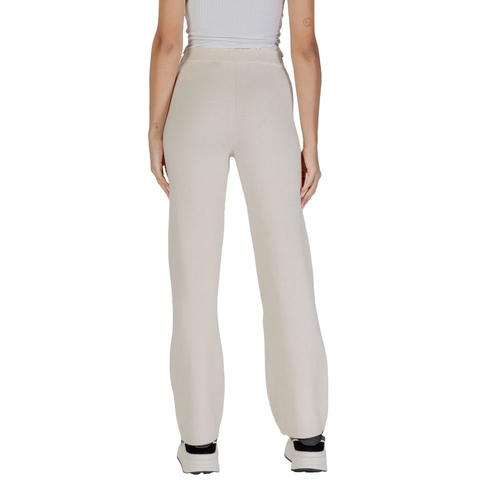 Vero Moda Cream Viscose Pants