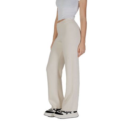 Vero Moda Cream Viscose Pants