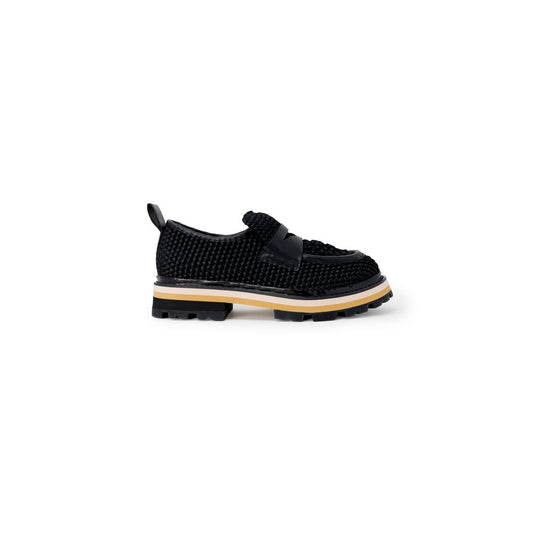 ASH Black Leather Platform