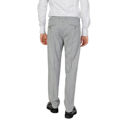 Antony Morato Gray Polyester Formal Trousers