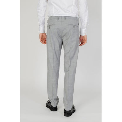 Antony Morato Gray Polyester Formal Trousers