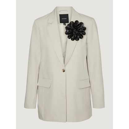 Vero Moda Beige Polyester Blazer Jacket