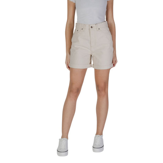 B.Young Beige Cotton Tailor Shorts