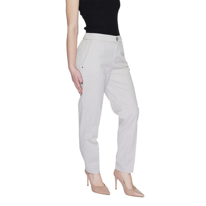 Street One Beige Cotton Pant