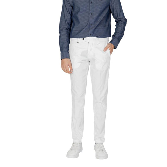 Antony Morato Cream Cotton Slim Fit Chino Pants