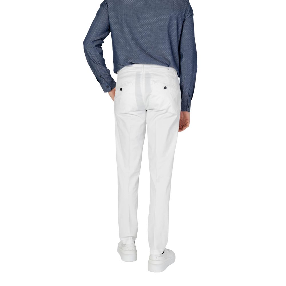 Antony Morato Cream Cotton Slim Fit Chino Pants
