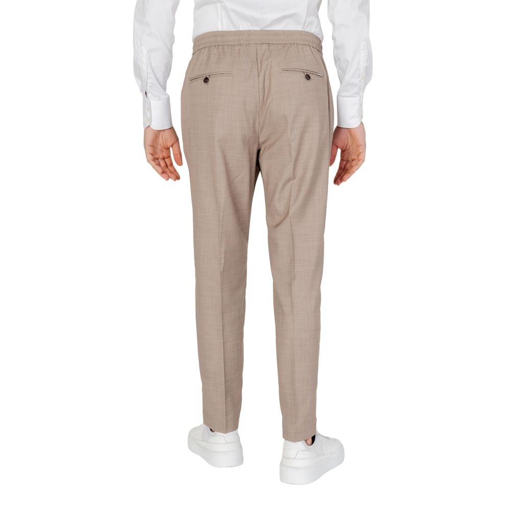 Antony Morato Beige Polyester Blend Casual Pants