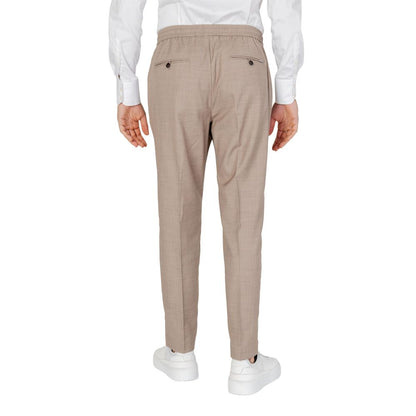 Antony Morato Beige Polyester Blend Casual Pants
