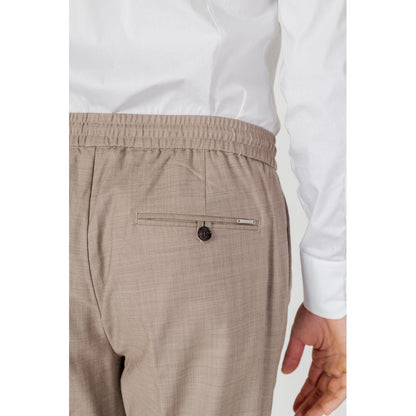 Antony Morato Beige Polyester Blend Casual Pants