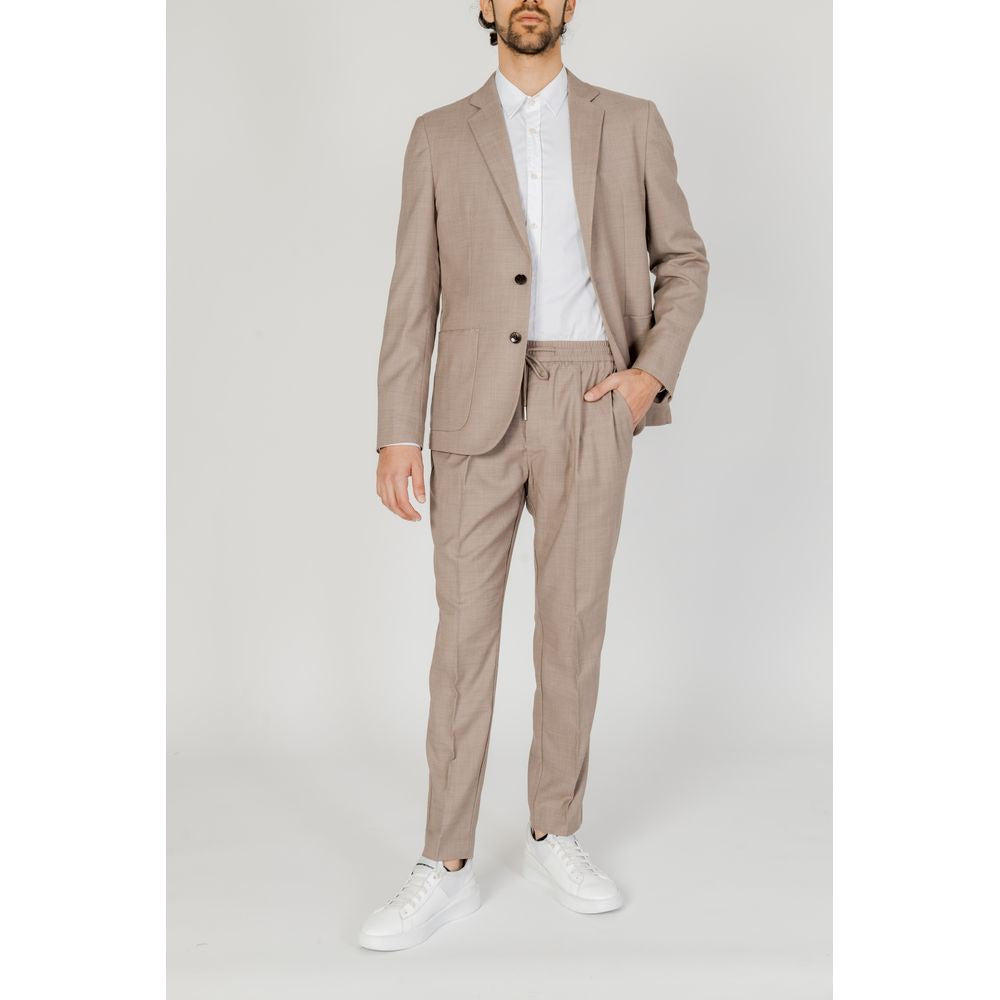 Antony Morato Beige Polyester Blend Casual Pants