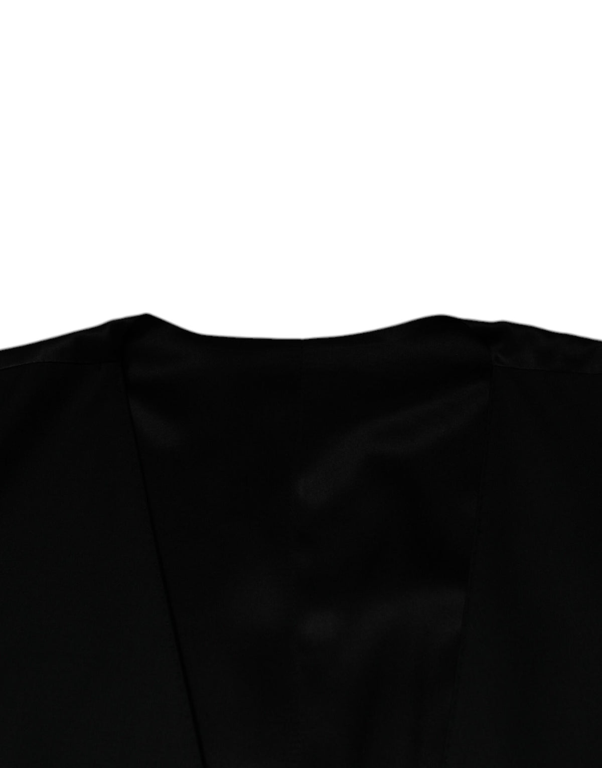 Dolce & Gabbana Men's Virgin Wool Polyester & Silk Vest - Black