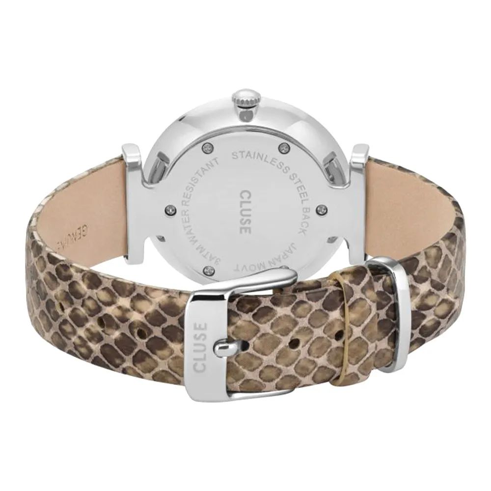 Cluse CL61009 Beige Leather Watch