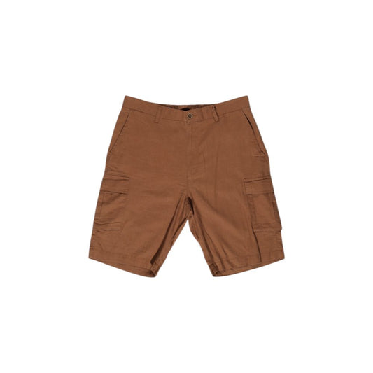 Hamaki-Ho Brown Linen Cargo Shorts
