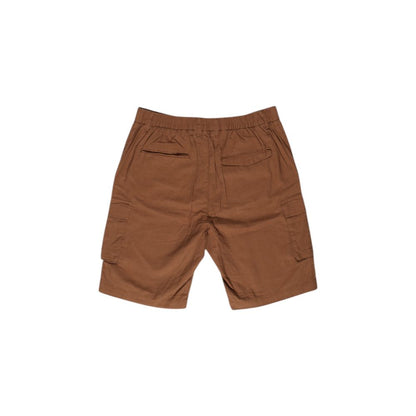 Hamaki-Ho Brown Linen Cargo Shorts