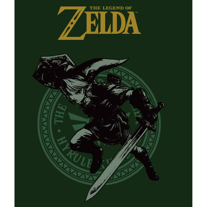 Short Sleeve T-Shirt The Legend of Zelda Link Pose Green Unisex