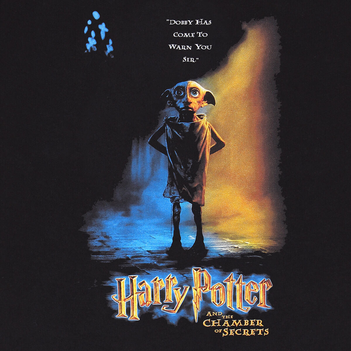 Short Sleeve T-Shirt Harry Potter Dobby Poster Black Unisex