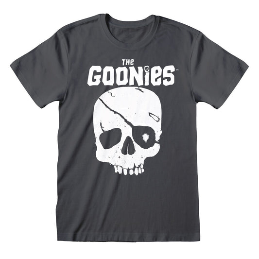 Short Sleeve T-Shirt The Goonies Skull & Logo Graphite Unisex