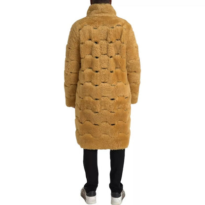 Bottega Veneta Men's Sheep Shearling & Wool Jacket - Yellow