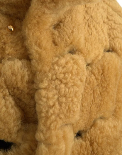 Bottega Veneta Men's Sheep Shearling & Wool Jacket - Yellow