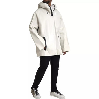 Bottega Veneta Men's Waterproof Blouson Calf Leather Jacket - White