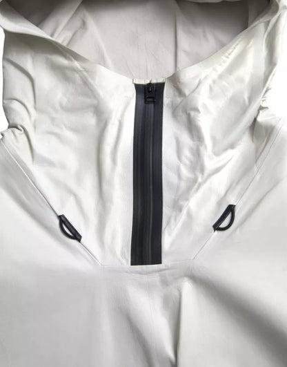 Bottega Veneta Men's Waterproof Blouson Calf Leather Jacket - White