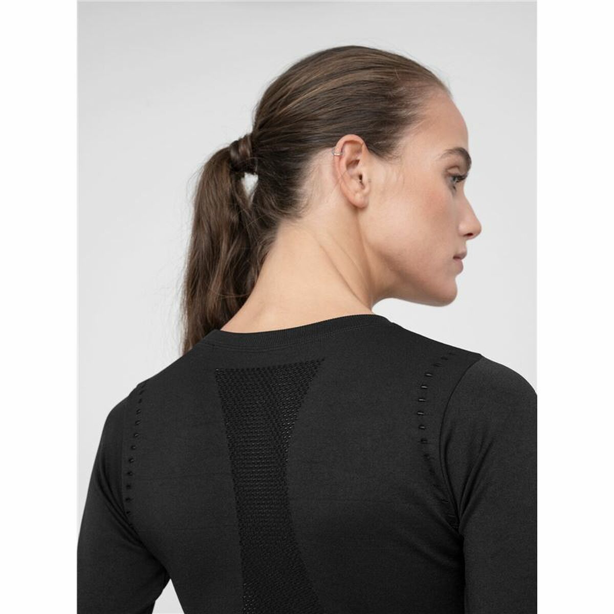 Women’s Short Sleeve T-Shirt PURE FORCE H4Z22 TSDLF010  4F Black M/L