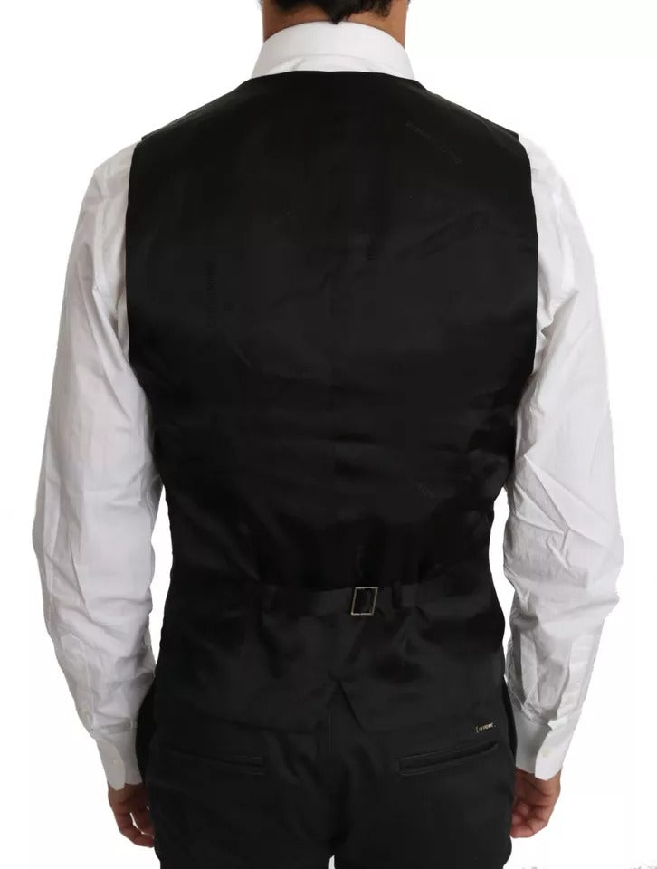 Dolce & Gabbana Men's Wool Vest - Black