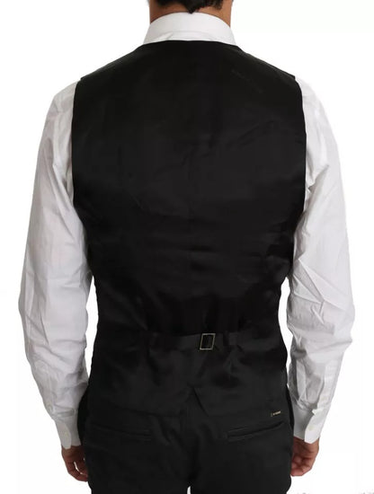 Dolce & Gabbana Men's Wool Vest - Black
