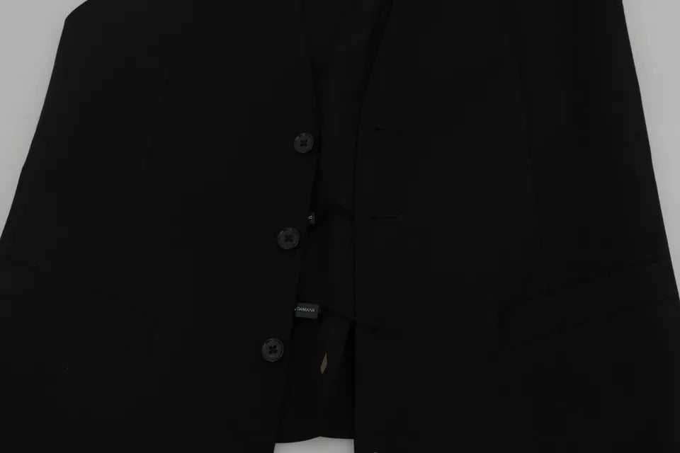 Dolce & Gabbana Men's Wool Vest - Black
