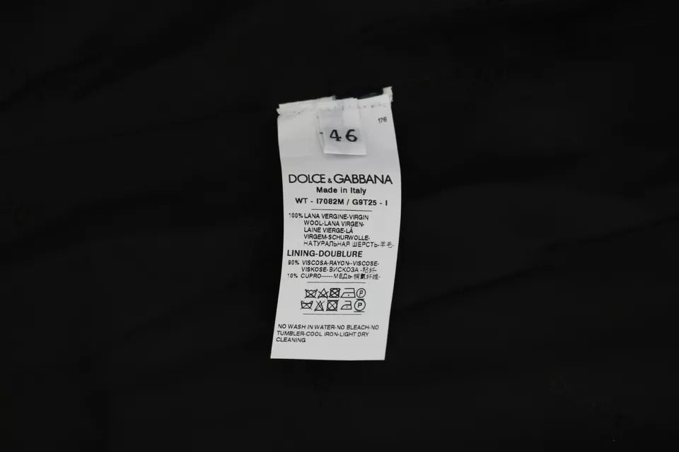 Dolce & Gabbana Men's Wool Vest - Black