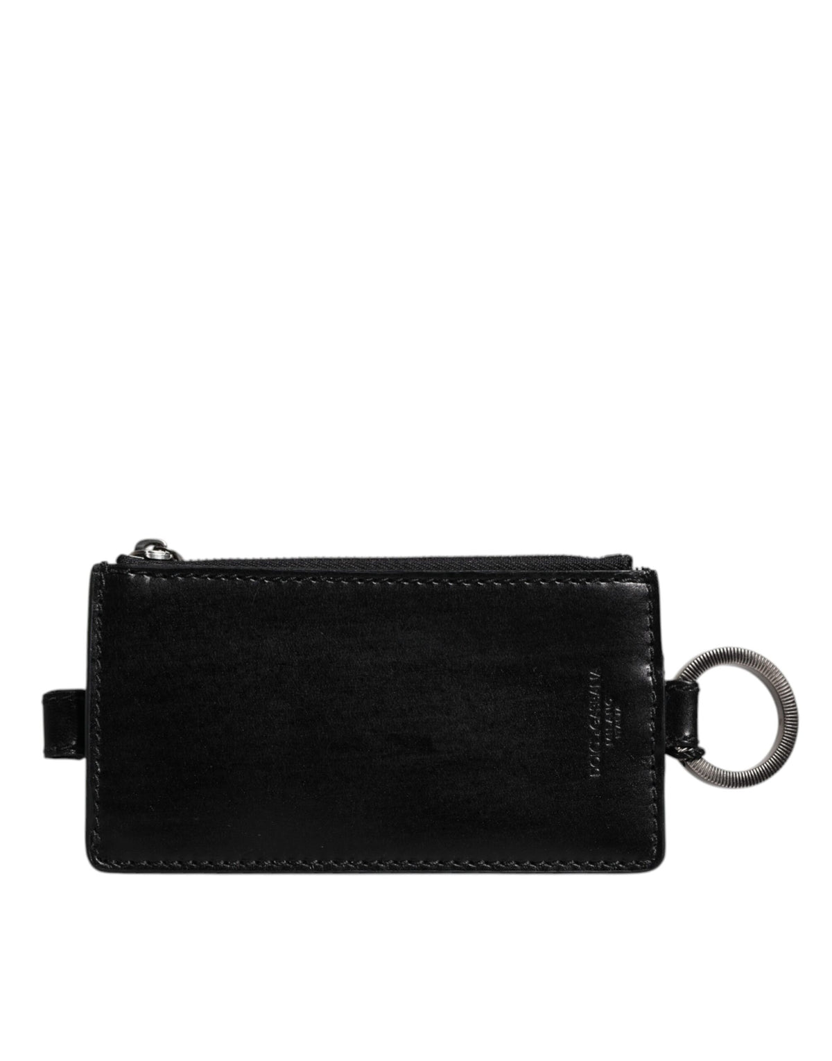 Dolce & Gabbana Horse Leather Cardholder Wallet - Black