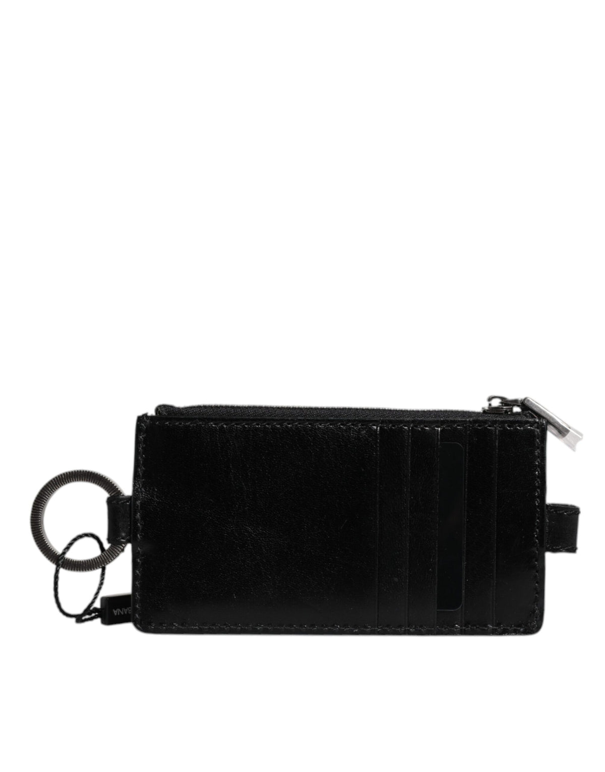 Dolce & Gabbana Horse Leather Cardholder Wallet - Black